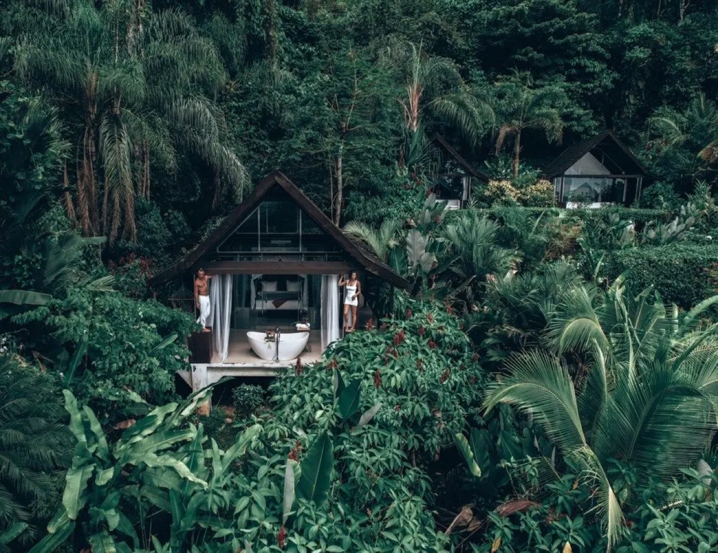 Client villa in the jungle canopy