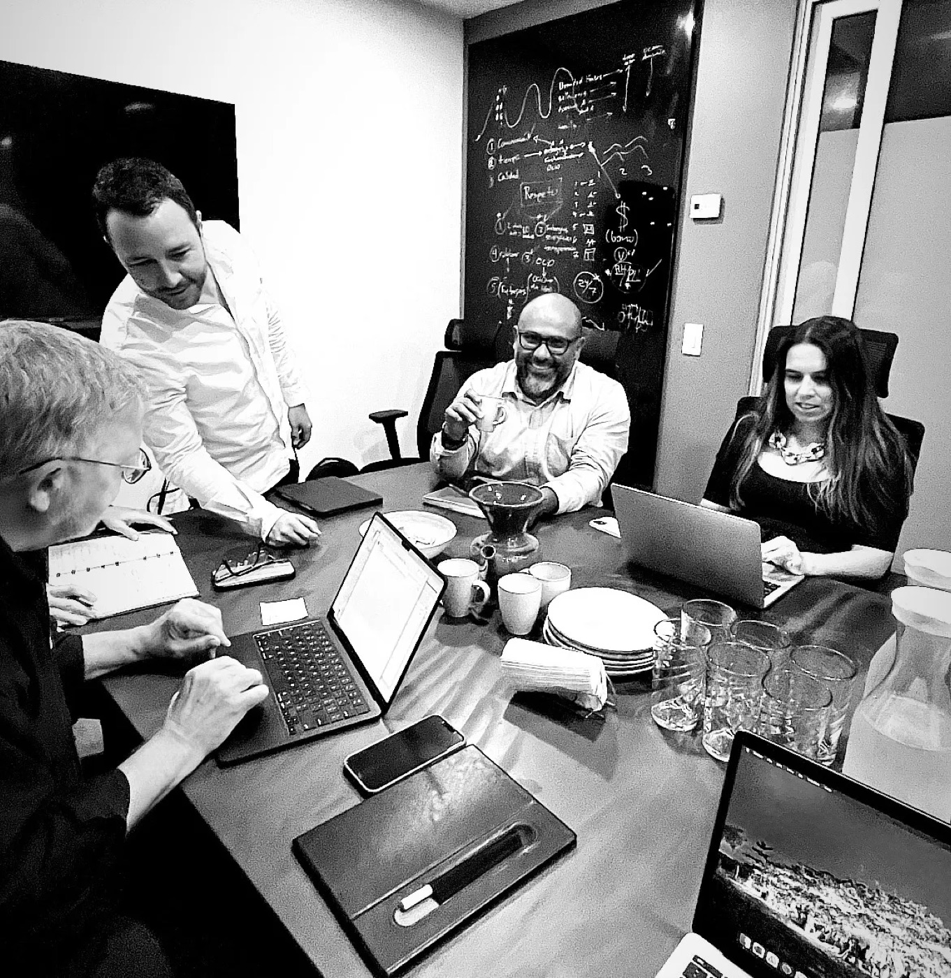 Working session with architects and counsel